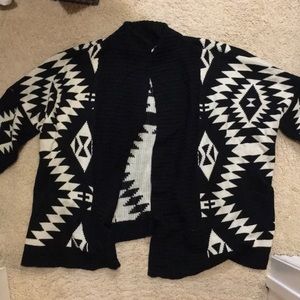 Aztec sweater cardigan